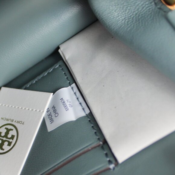 NWT TORY BURCH Fish-appliqué Frame Leather Bag - Everyday Office to Party/ Event - Picture 14 of 16